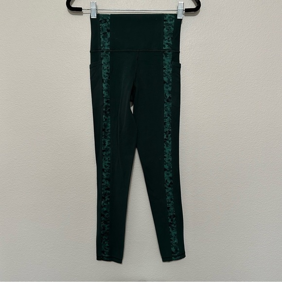 Athleta womens salutation stash pocket II serene green 7/8 size XXS style 781621 - Picture 1 of 3